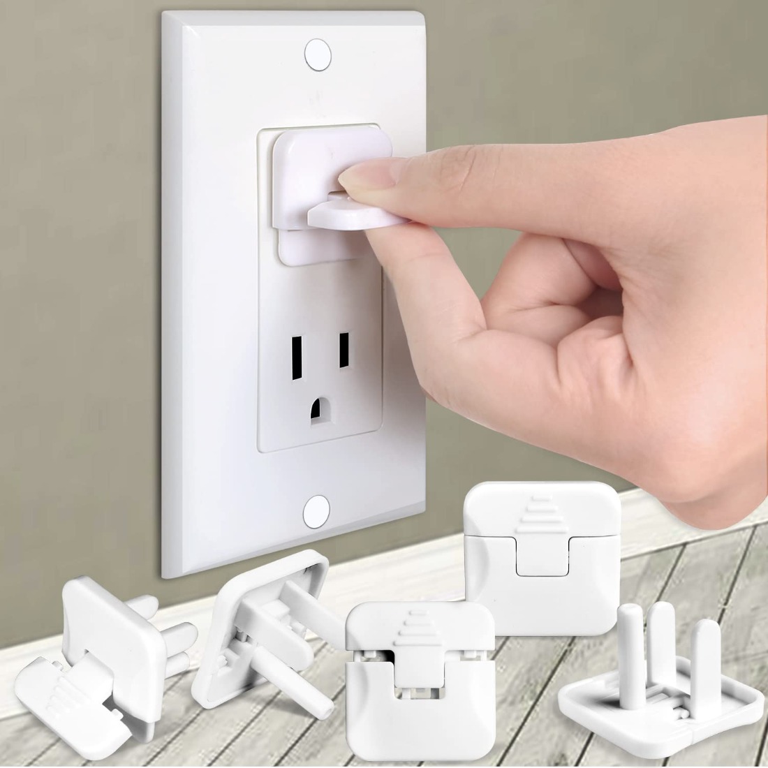 38 Pcs White Plastic Childproo - Outlet Cover Baby reseña y precio