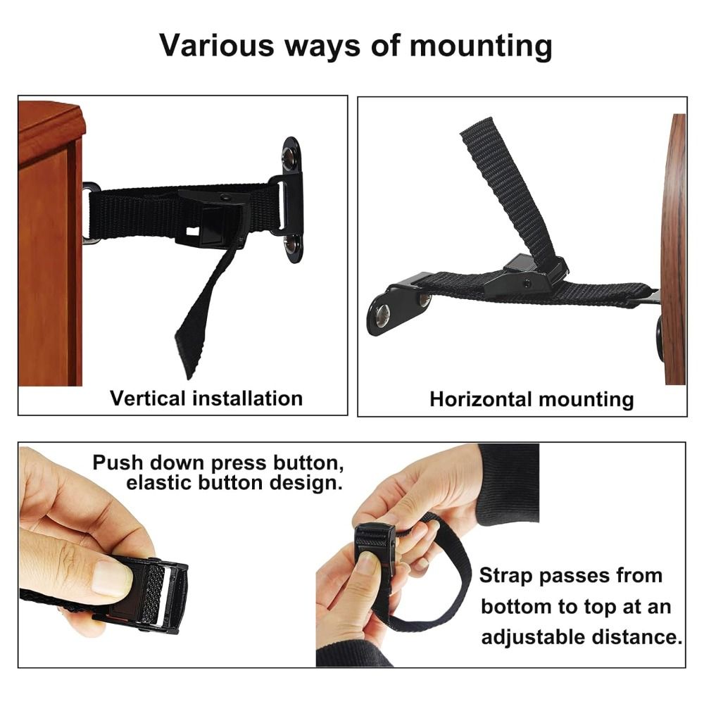 Earthquake Proof Furniture Anc - Earthquake Anchor Strap reseña y precio