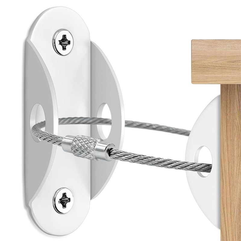 Anti Tip Furniture Anchors Ear - Earthquake Anchor Strap reseña y precio