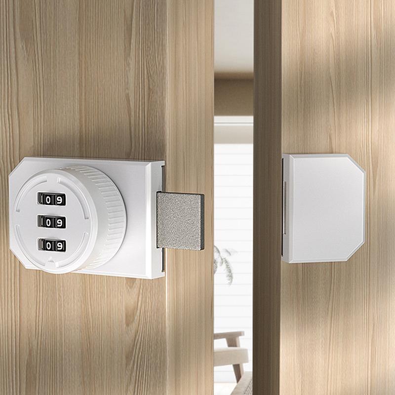1 Set No-Punch Combination Doo - Medicine Cabinet Lock reseña y precio