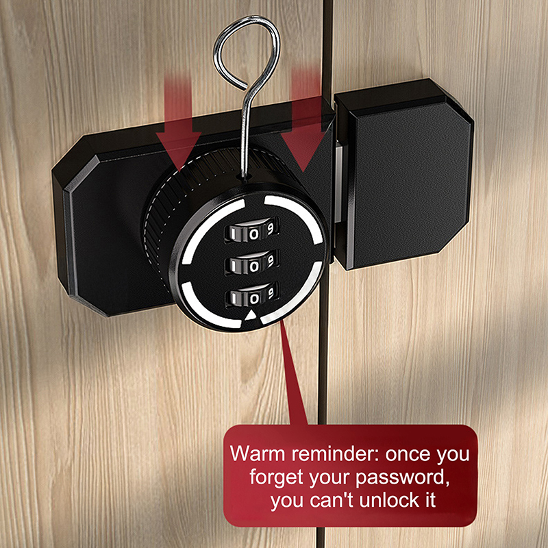 1 Set No-Punch Combination Doo - Medicine Cabinet Lock reseña y precio