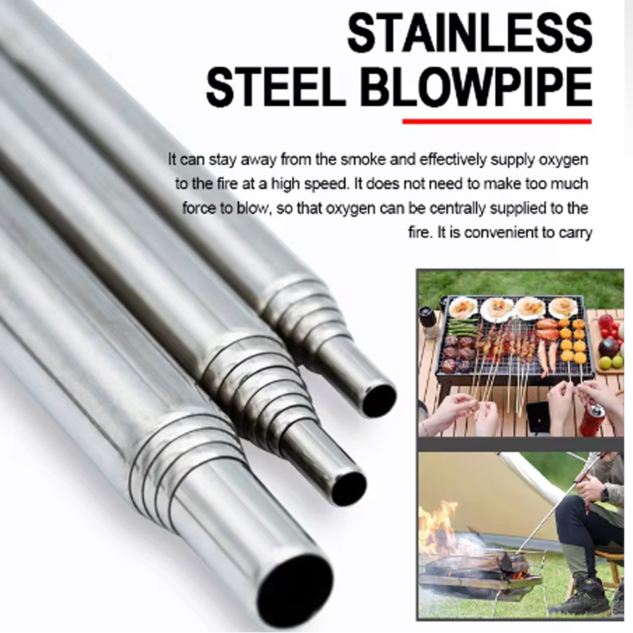 Stainless Steel Blowpipe Pocke - Fire Extinguisher Small reseña y precio
