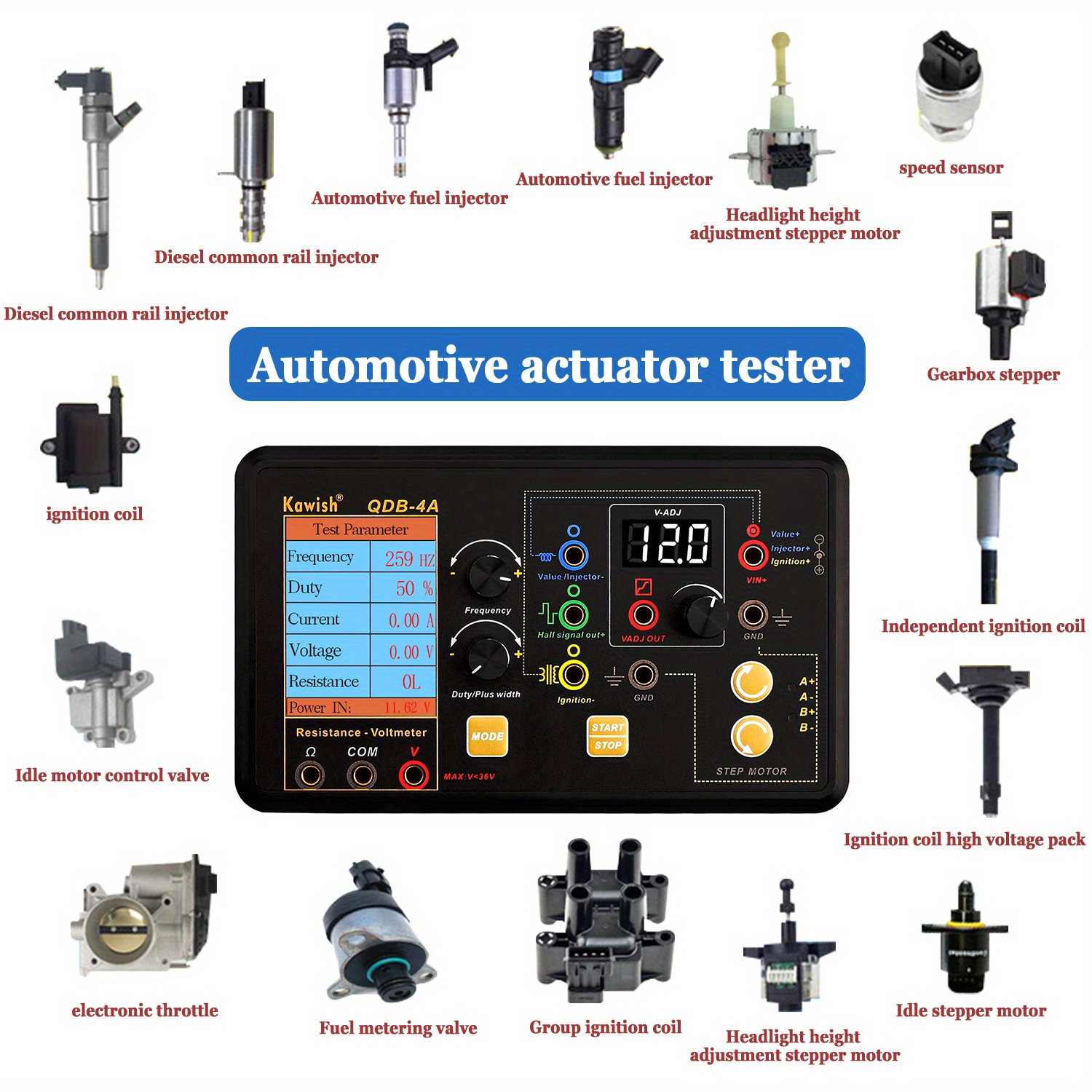 Auto Ignition Coil Test Inject - Co Detector Plug reseña y precio