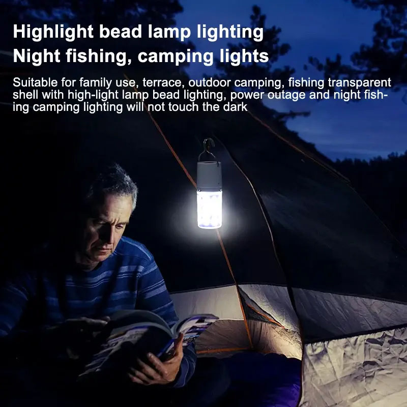 LED Rechargeable Camping Lante - Power Outage Light reseña y precio