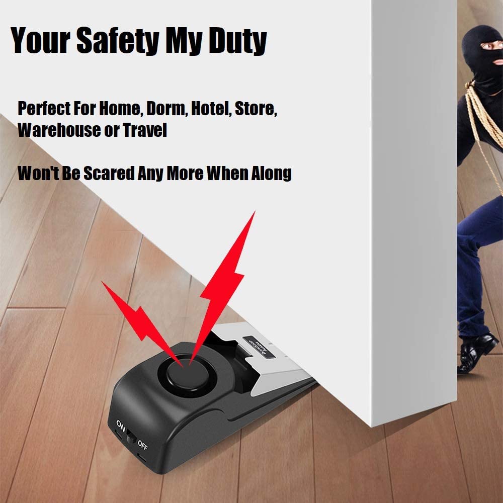 Upgraded Door Stopper Alarm Po - Door Stop Alarm reseña y precio