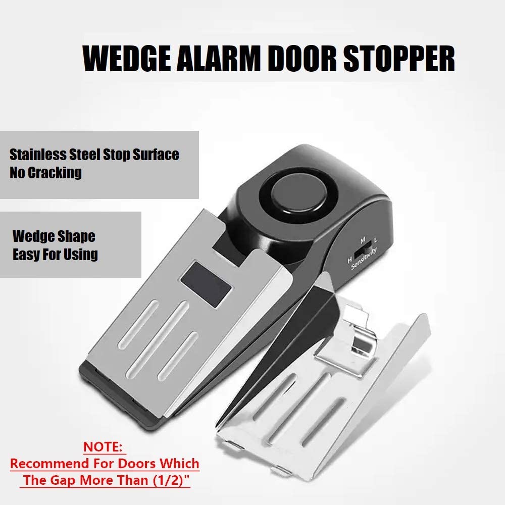 Upgraded Door Stopper Alarm Po - Door Stop Alarm reseña y precio