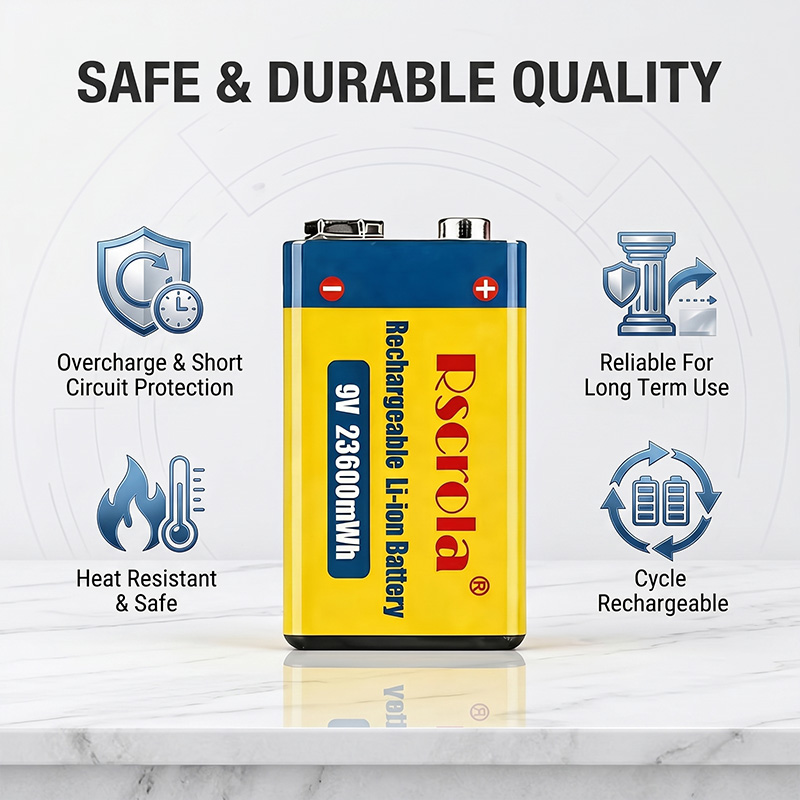 Long-Lasting 9V Lithium ion Re - Smoke Detector Interconnected reseña y precio