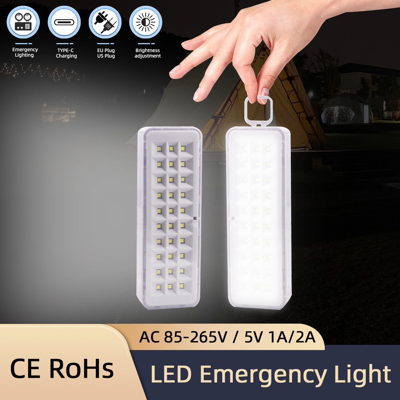 30/60LED Emergency Fire Fighti - Power Outage Light reseña y precio