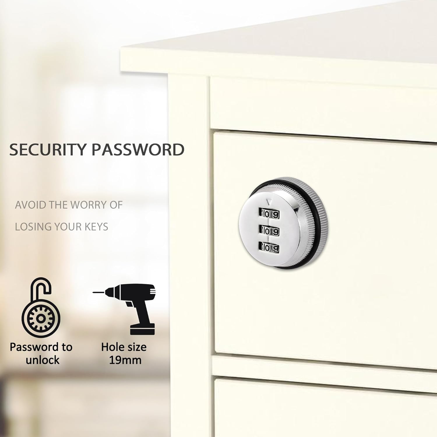 Combination Cabinet Cam Lock,  - Medicine Cabinet Lock reseña y precio
