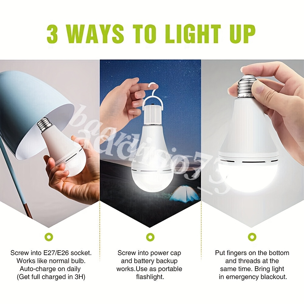 Emergency Light Bulb for Power - Power Outage Light reseña y precio