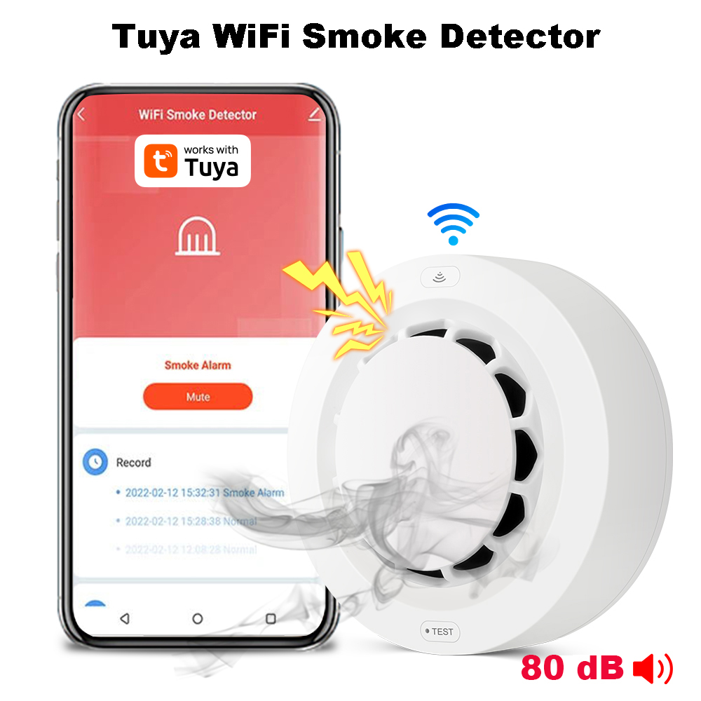 Tuya WiFi Smoke Alarm Fire Pro - Smoke Detector Interconnected reseña y precio