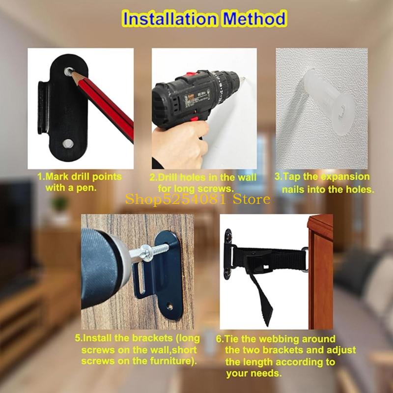 AXYC Anti Fall Stabilizing Str - Earthquake Anchor Strap reseña y precio
