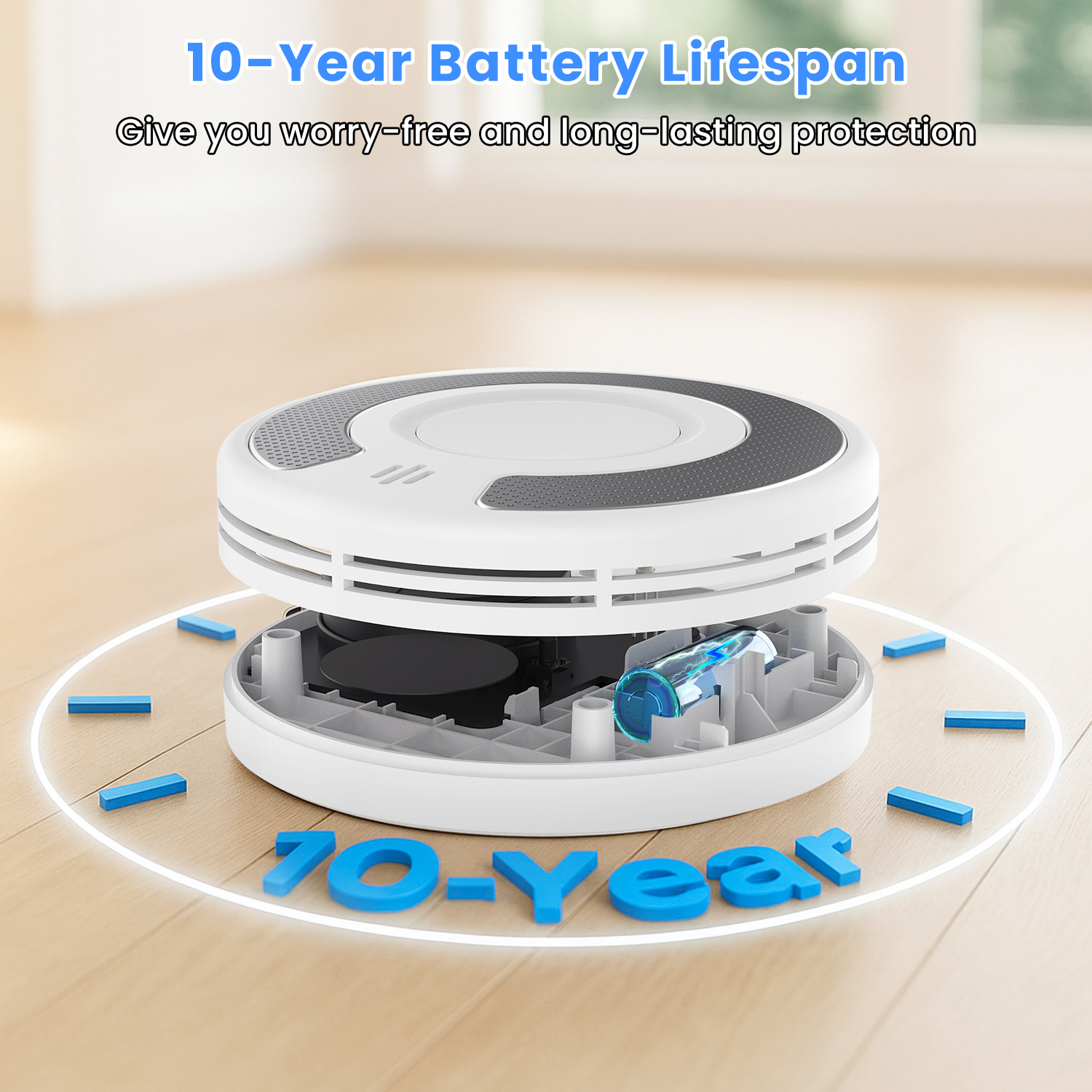 Standalone Smoke Alarm, Smoke  - Smoke Detector Interconnected reseña y precio