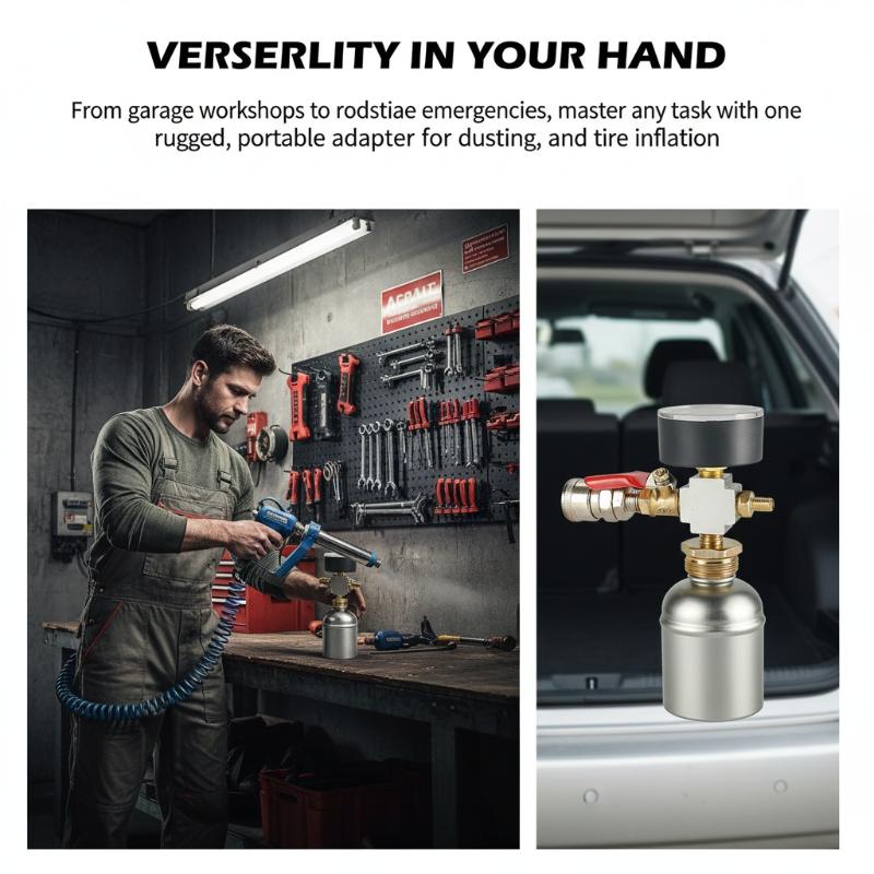 Portable Mobile Air Compressor - Fire Extinguisher Small reseña y precio