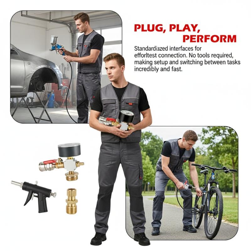 Portable Mobile Air Compressor - Fire Extinguisher Small reseña y precio
