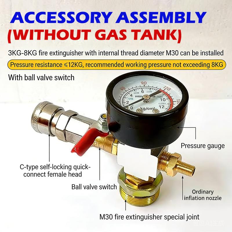 Small Air Tank Pressure Adapte - Fire Extinguisher Small reseña y precio